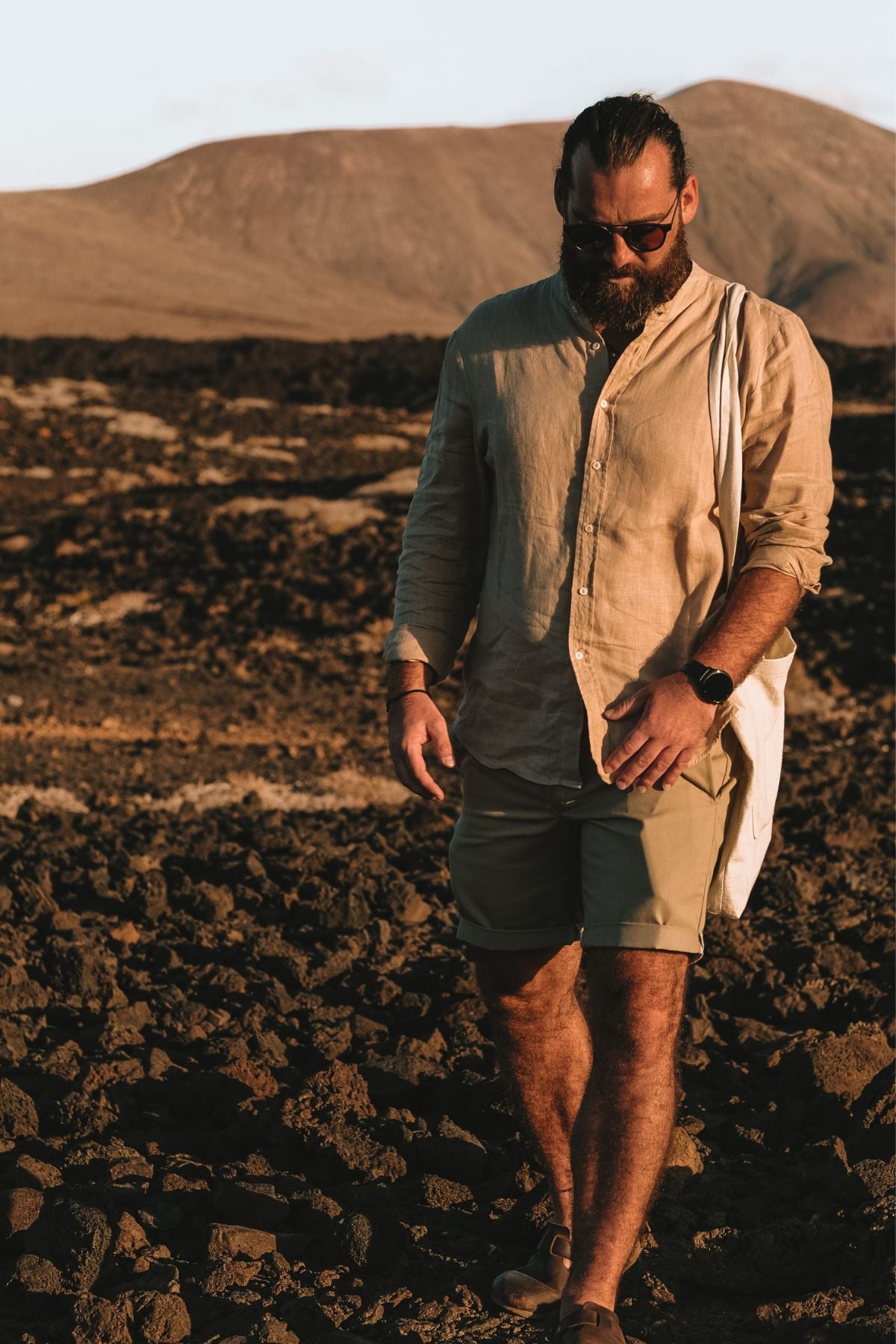 Outfit by Tomáš | All Beige natural - Linen shirt