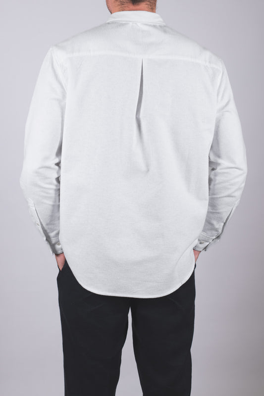 Men's flannel shirt with collar - regular fit