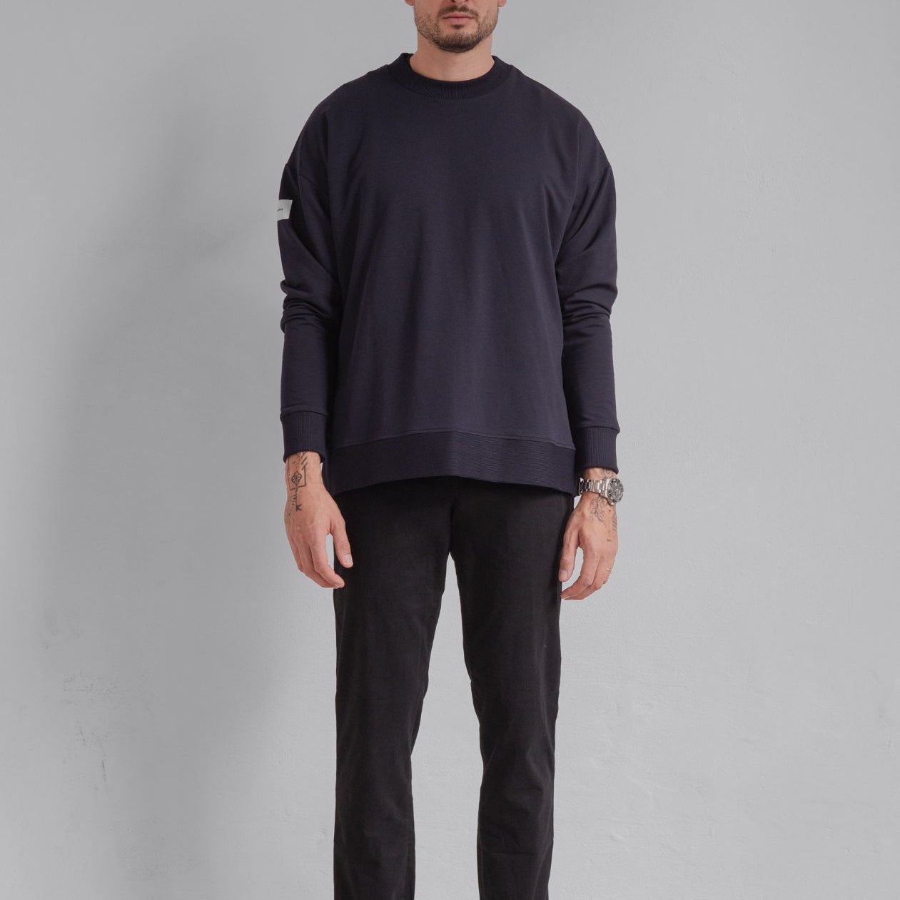 Pánská Mikina Classic z biobavlny - Loose fit