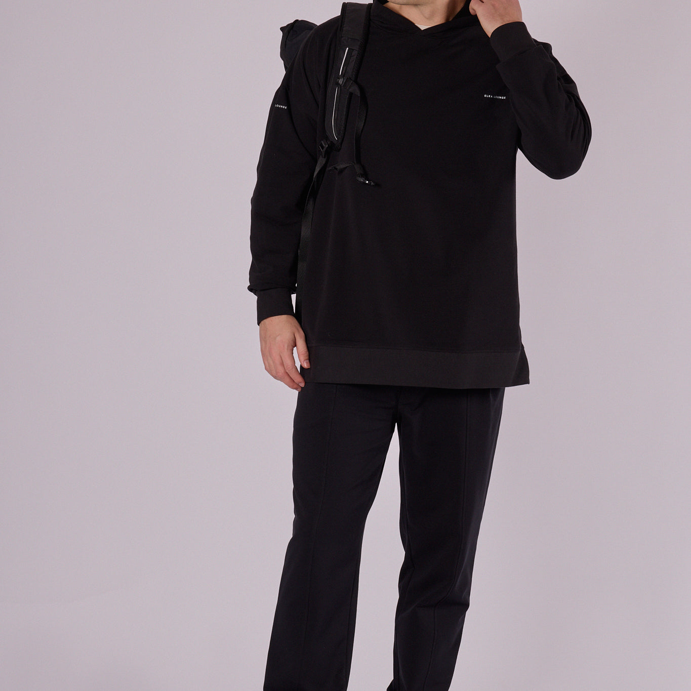 Men sweatshirt organic cotton brushed - Oversized