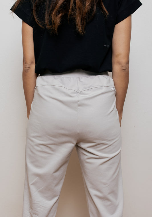 Dámské teplákové kalhoty z biobavlny - loose fit