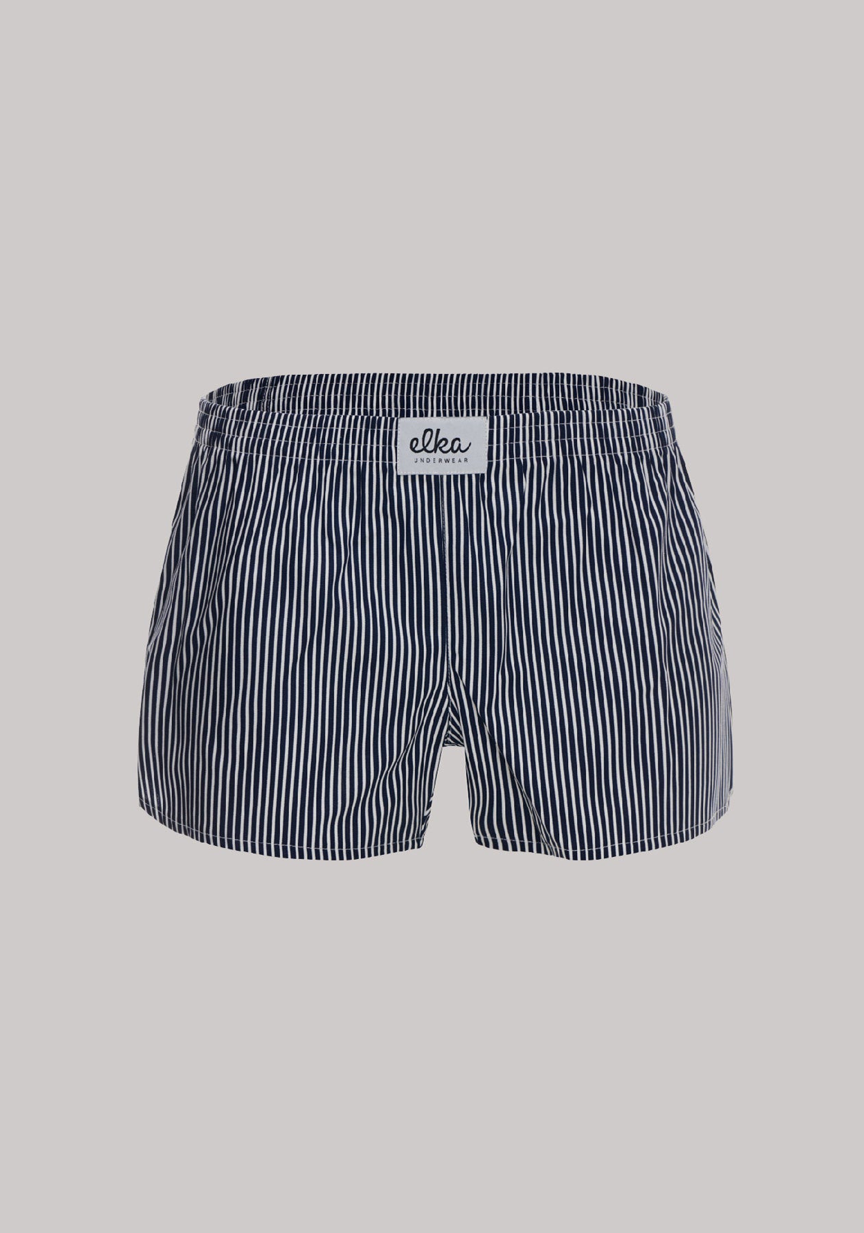 Women's shorts Dark blue with stripes