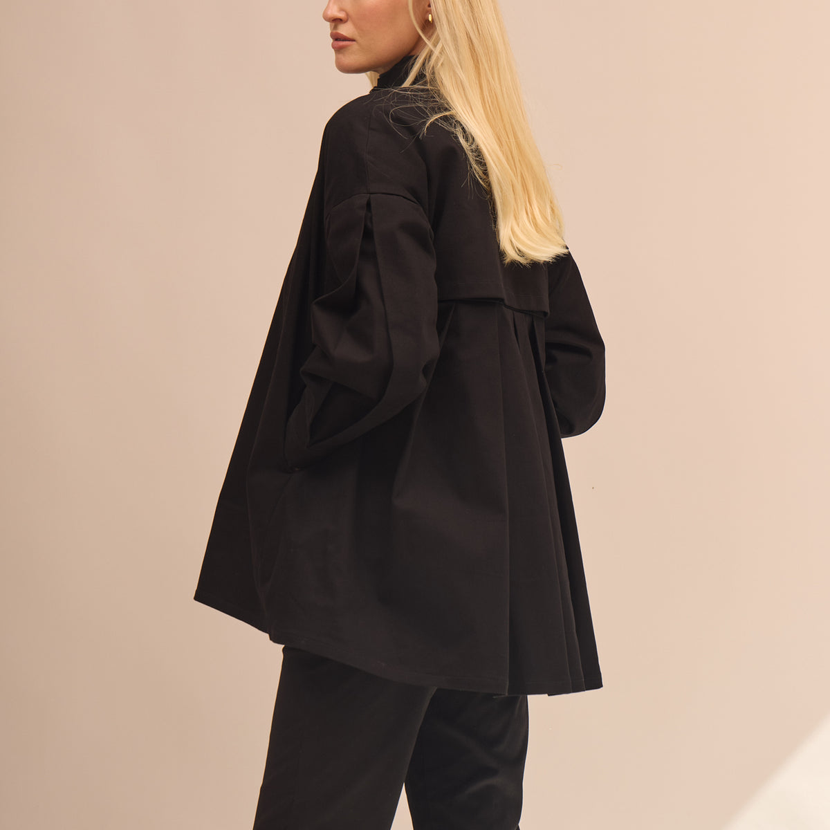 Women's cotton jacket - oversized