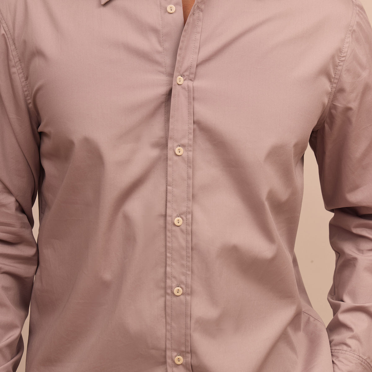 Pánská biobavlněná košile s límečkem - regular fit