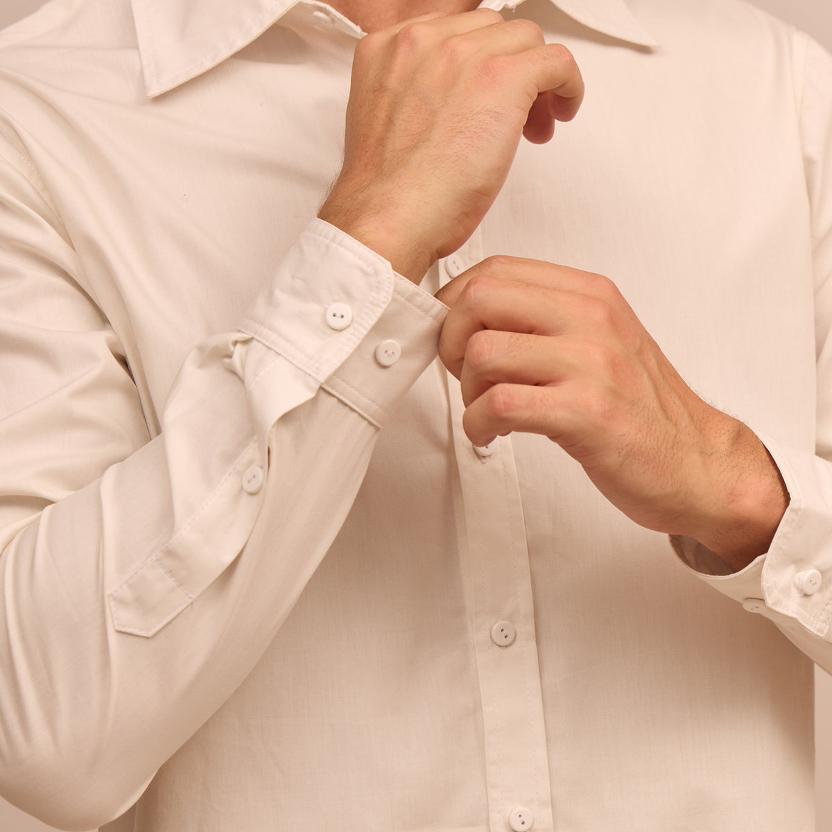 Pánská biobavlněná košile s límečkem - regular fit