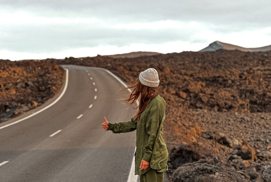 dámská lněná košile a lněné kalhoty ELKA LOUNGE