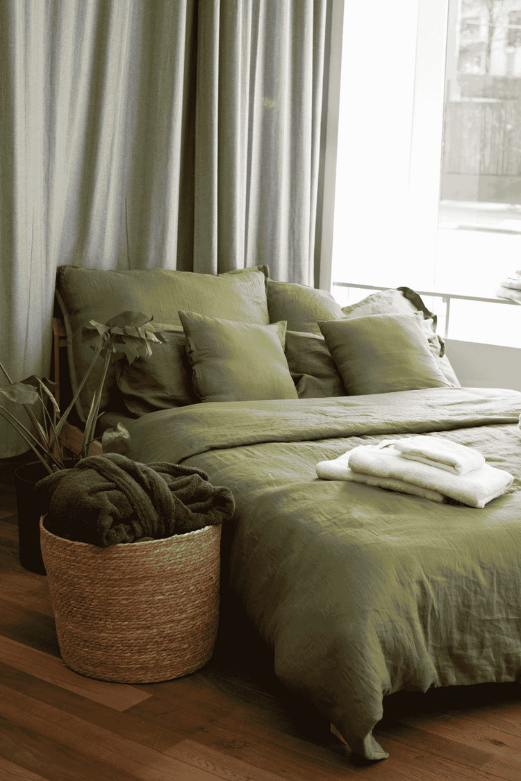 Lněné prostěradlo 140x200x20