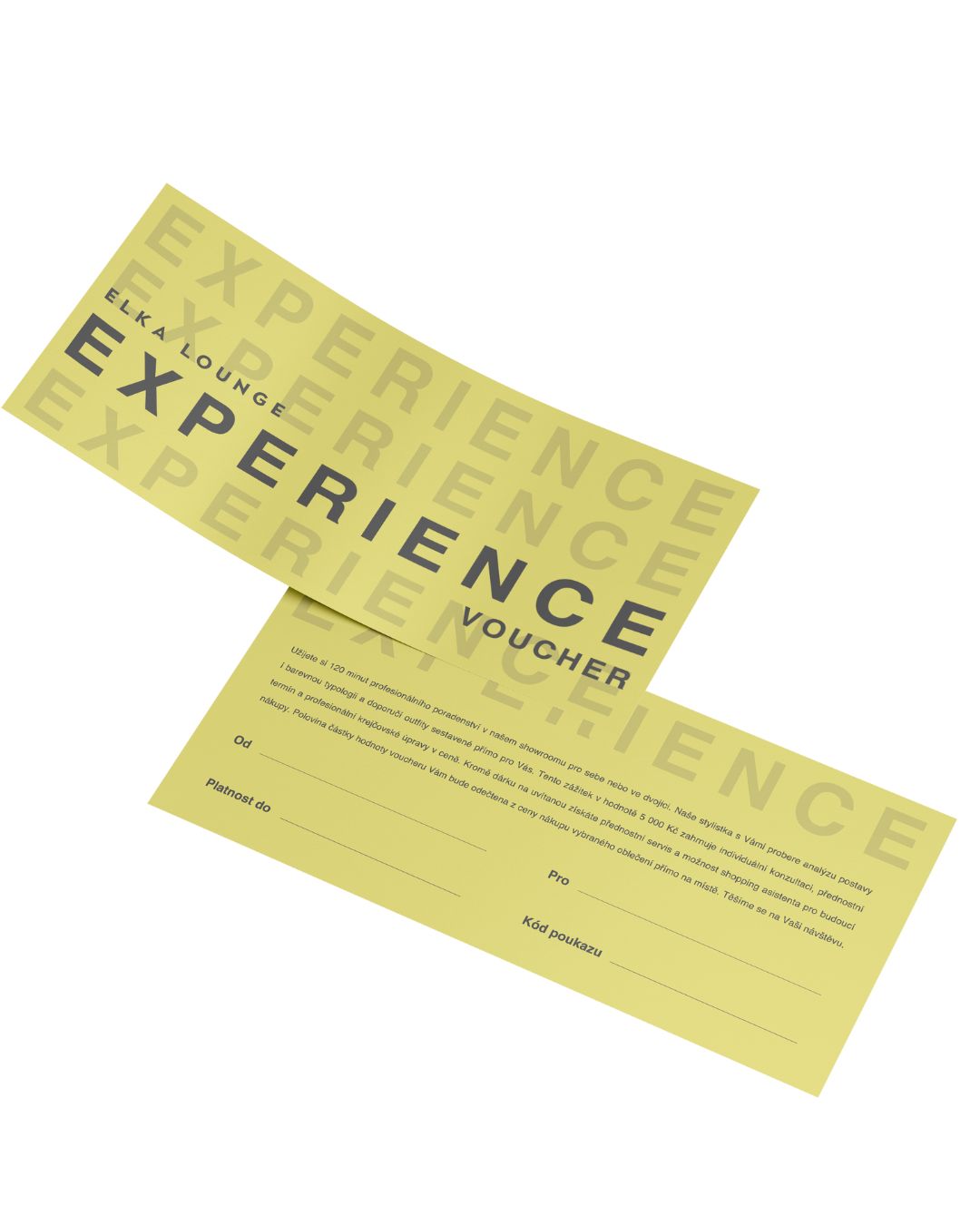 Experience voucher
