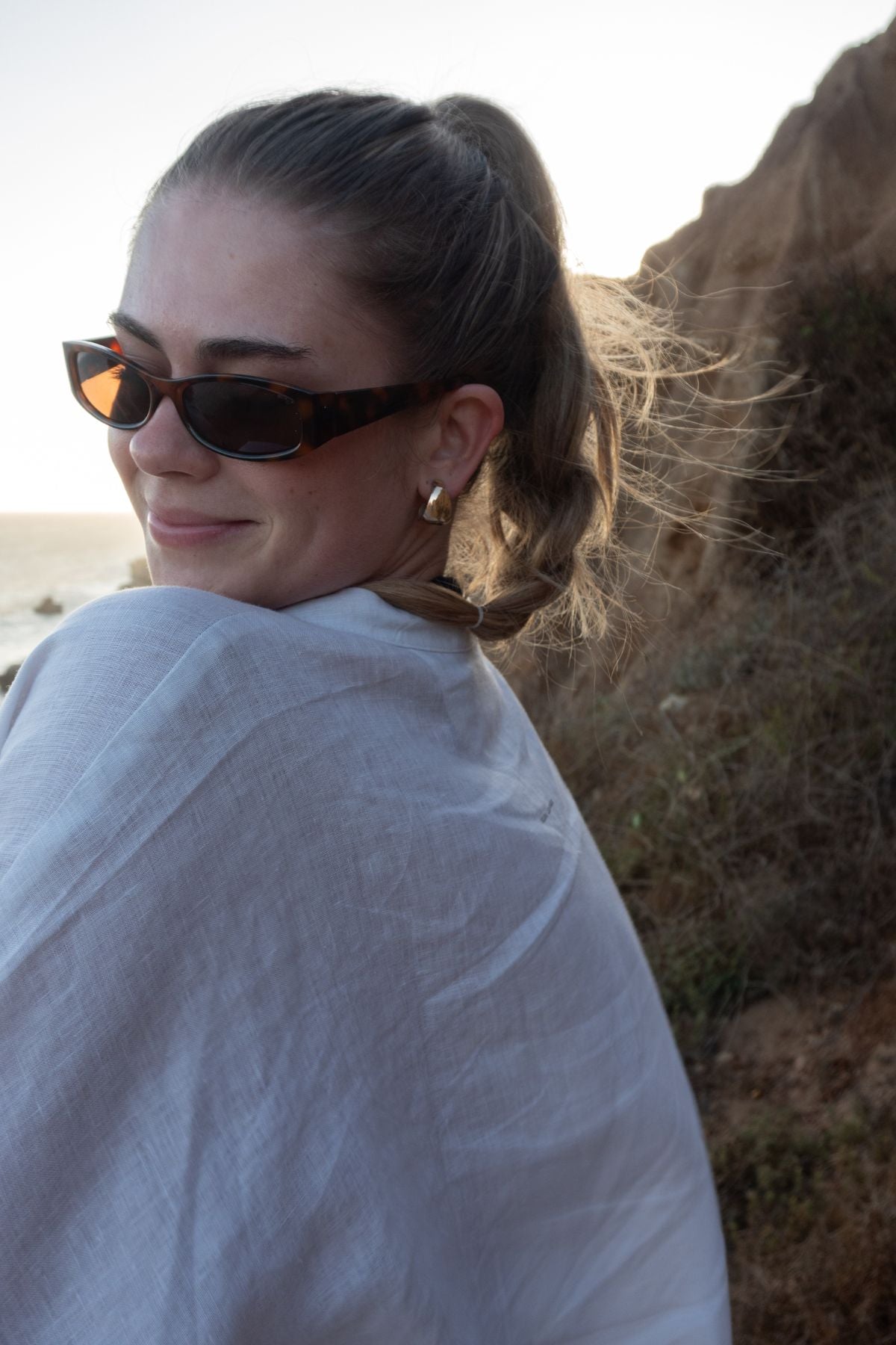 Outfit by Aneta Kalivodová | White linen shirt