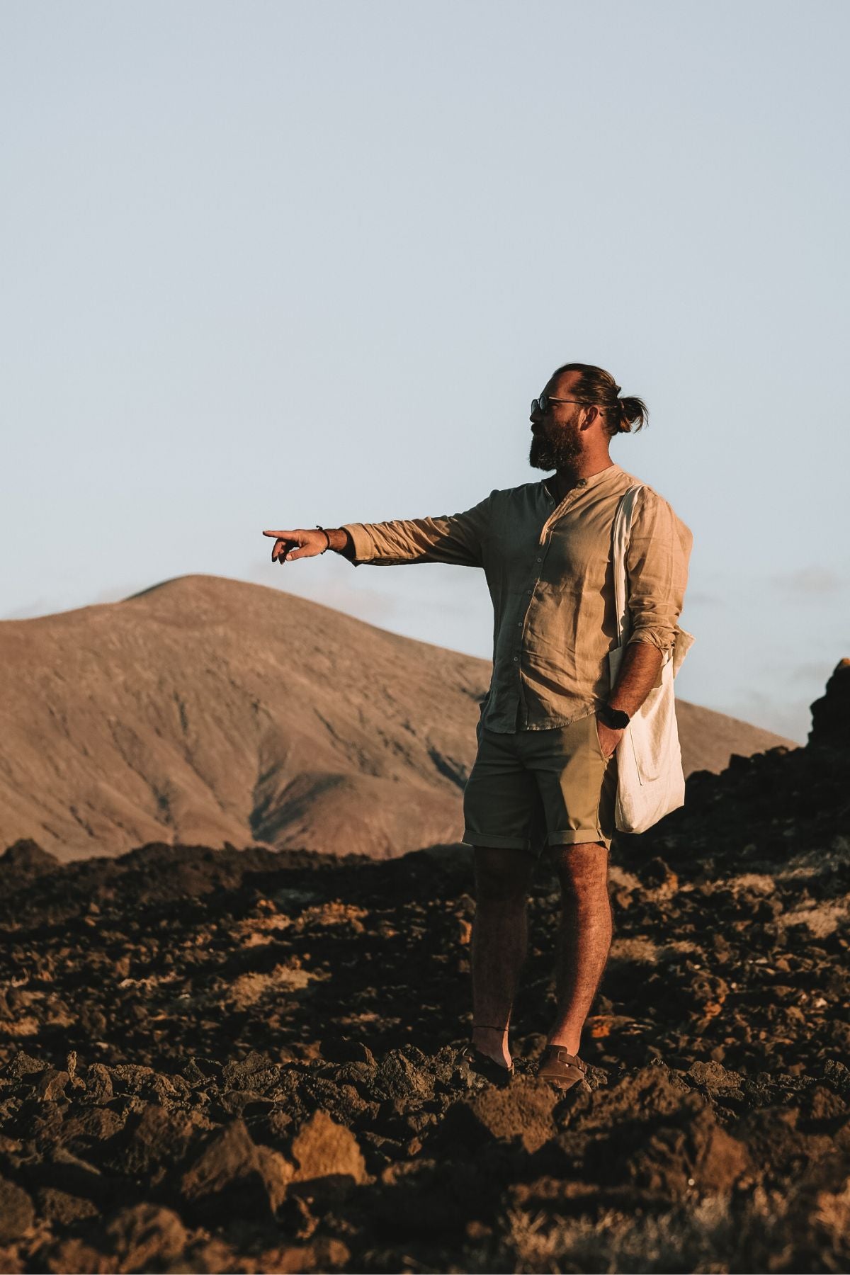 Outfit by Tomáš | All Beige natural - Linen shirt