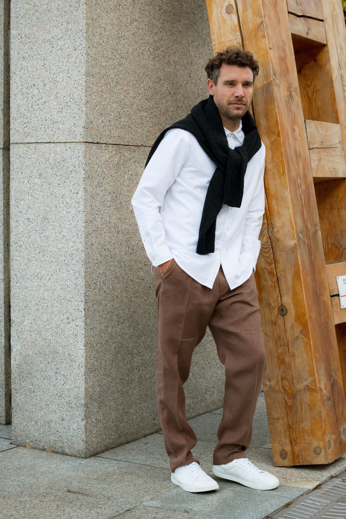 Men's Loose-fit Linen Pants 