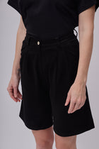 Dámské bavlněné wide šortky - loose fit