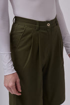 Dámské bavlněné wide šortky - loose fit