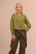 Dámská flanelová košile se sklady - oversized