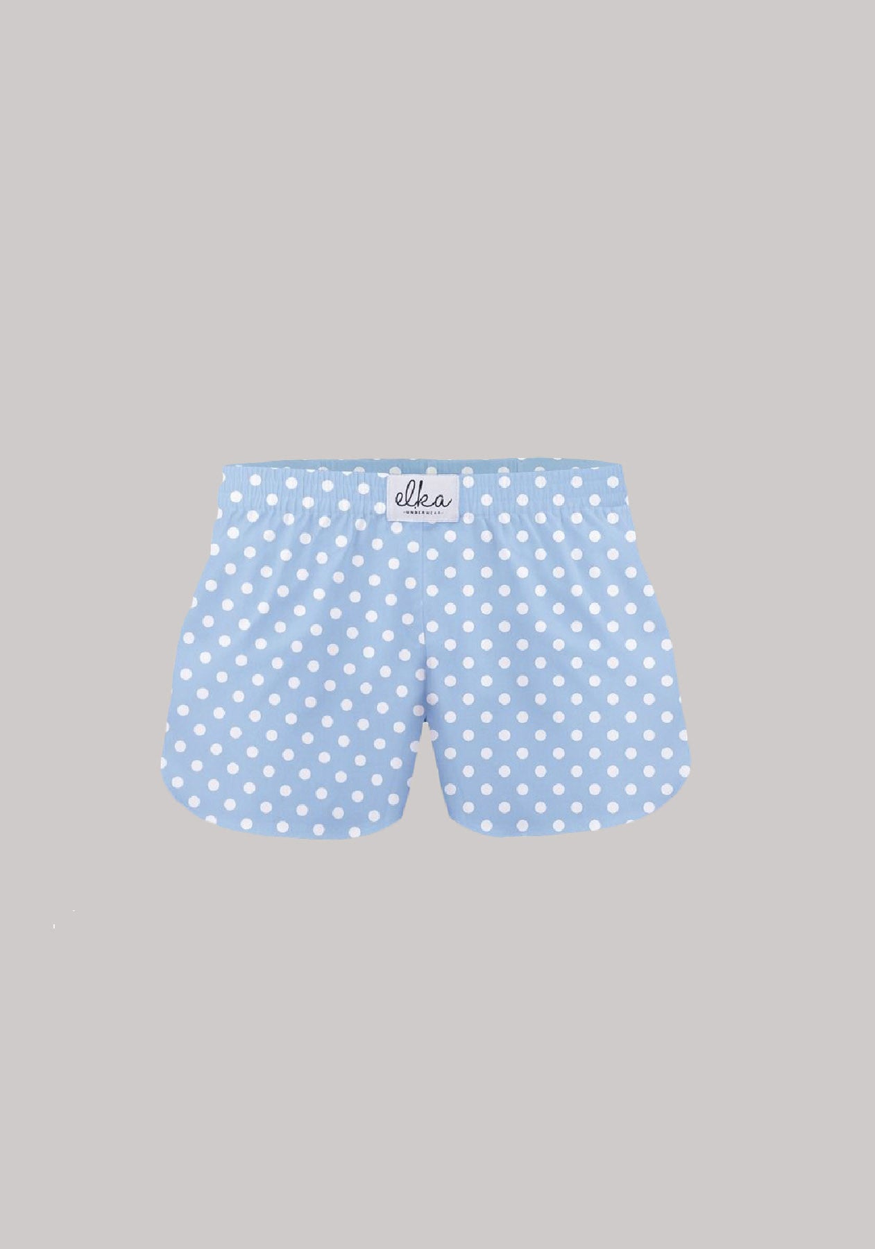 Dětské Trenýrky Light blue with polka dots