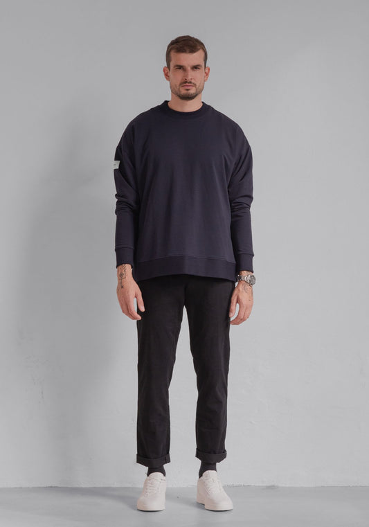 Pánska Mikina Classic z biobavlny - Loose fit