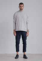 Men Sweatshirt zip-up organic cotton - Loose fit
