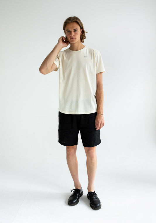 Men T-shirt Offwhite natural - slim fit