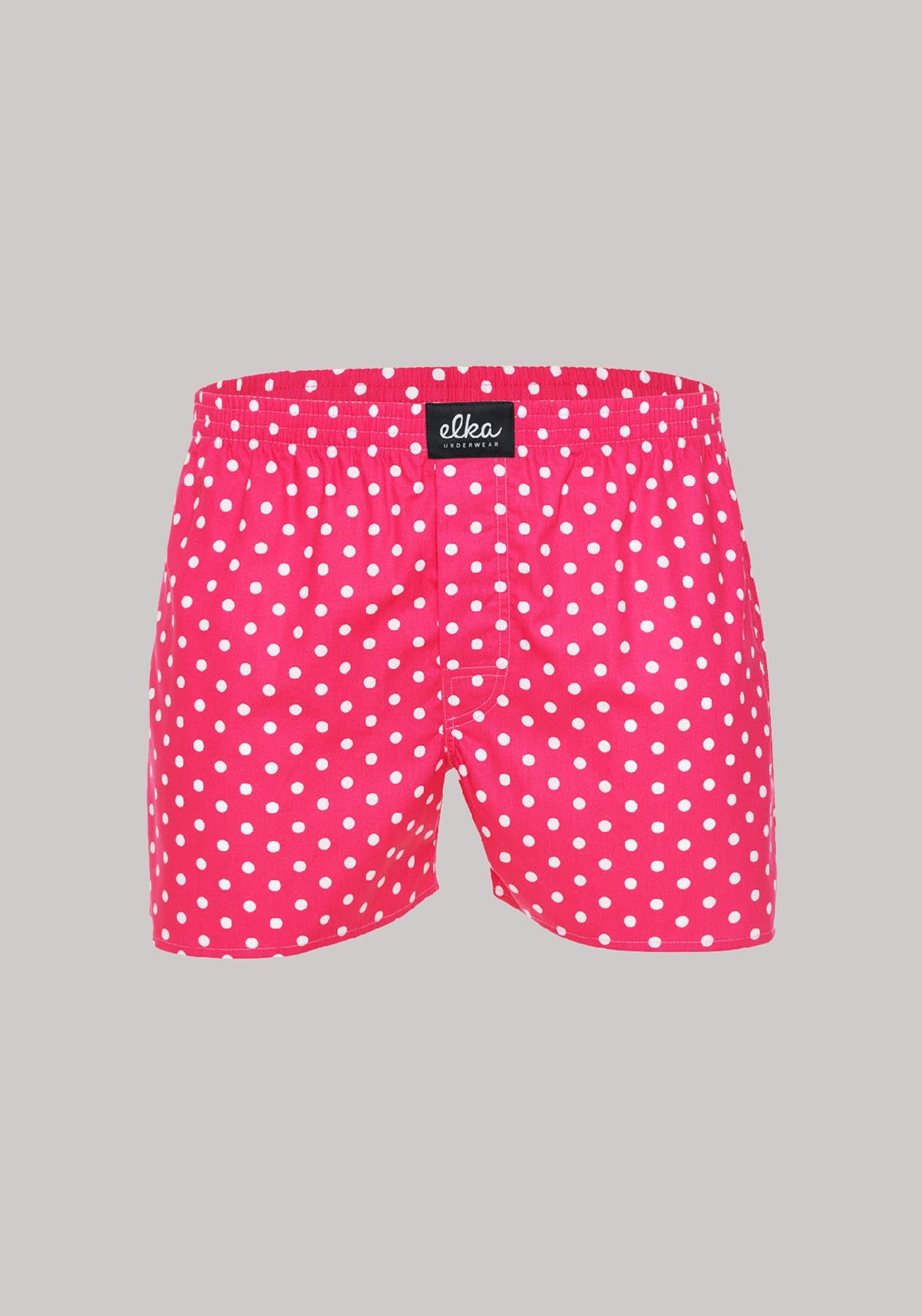 Men's shorts Pink with polka dots