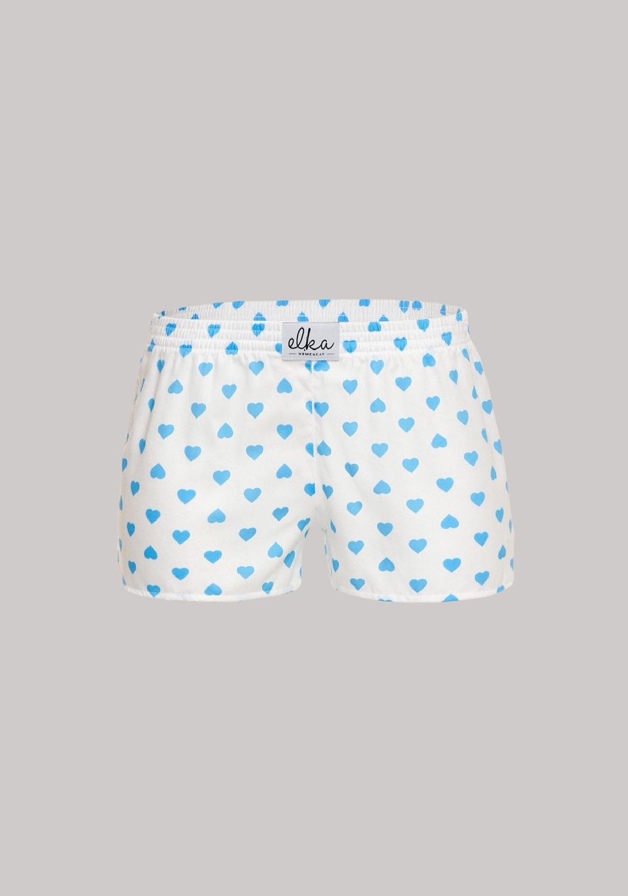 Women's shorts White with hearts