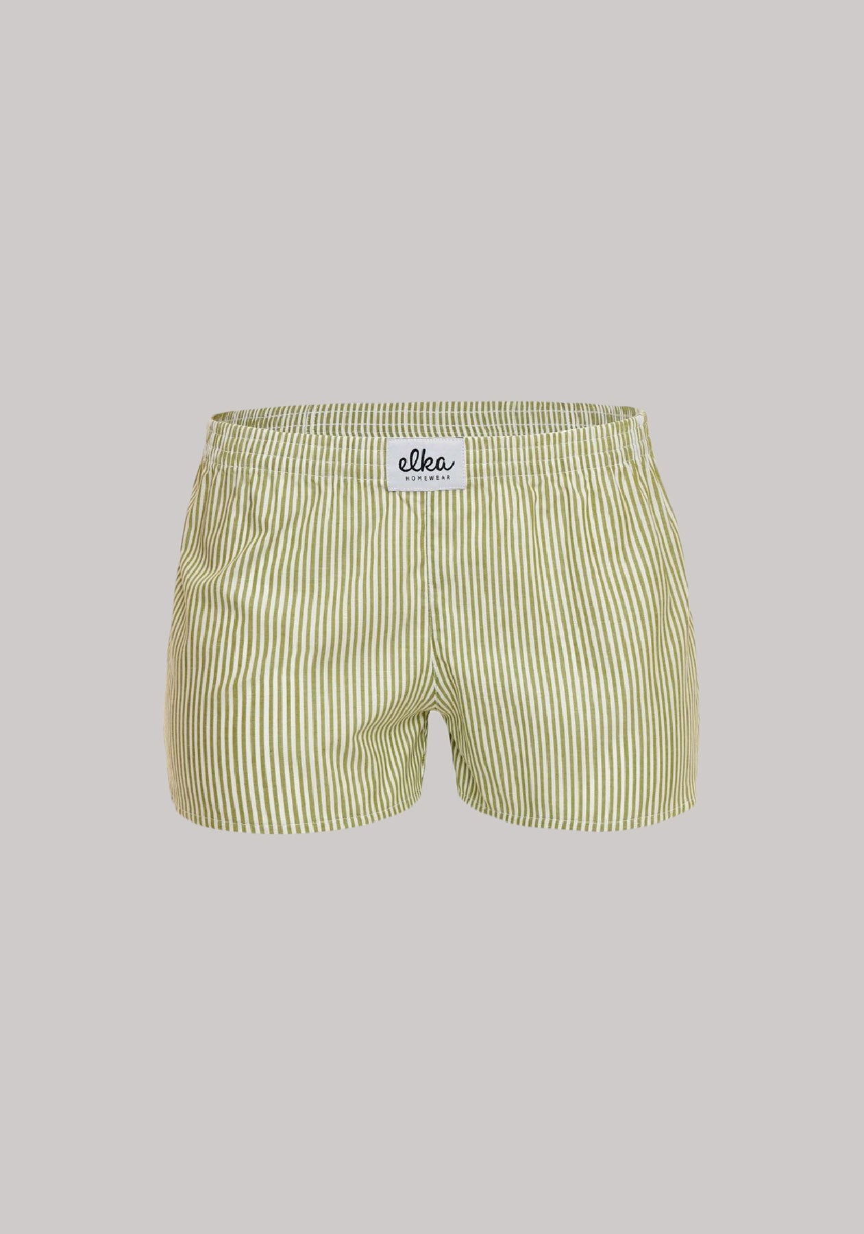 Women's shorts Olive with stripes