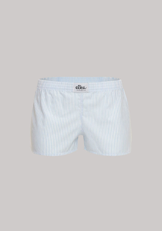 Women's shorts Blue with stripes