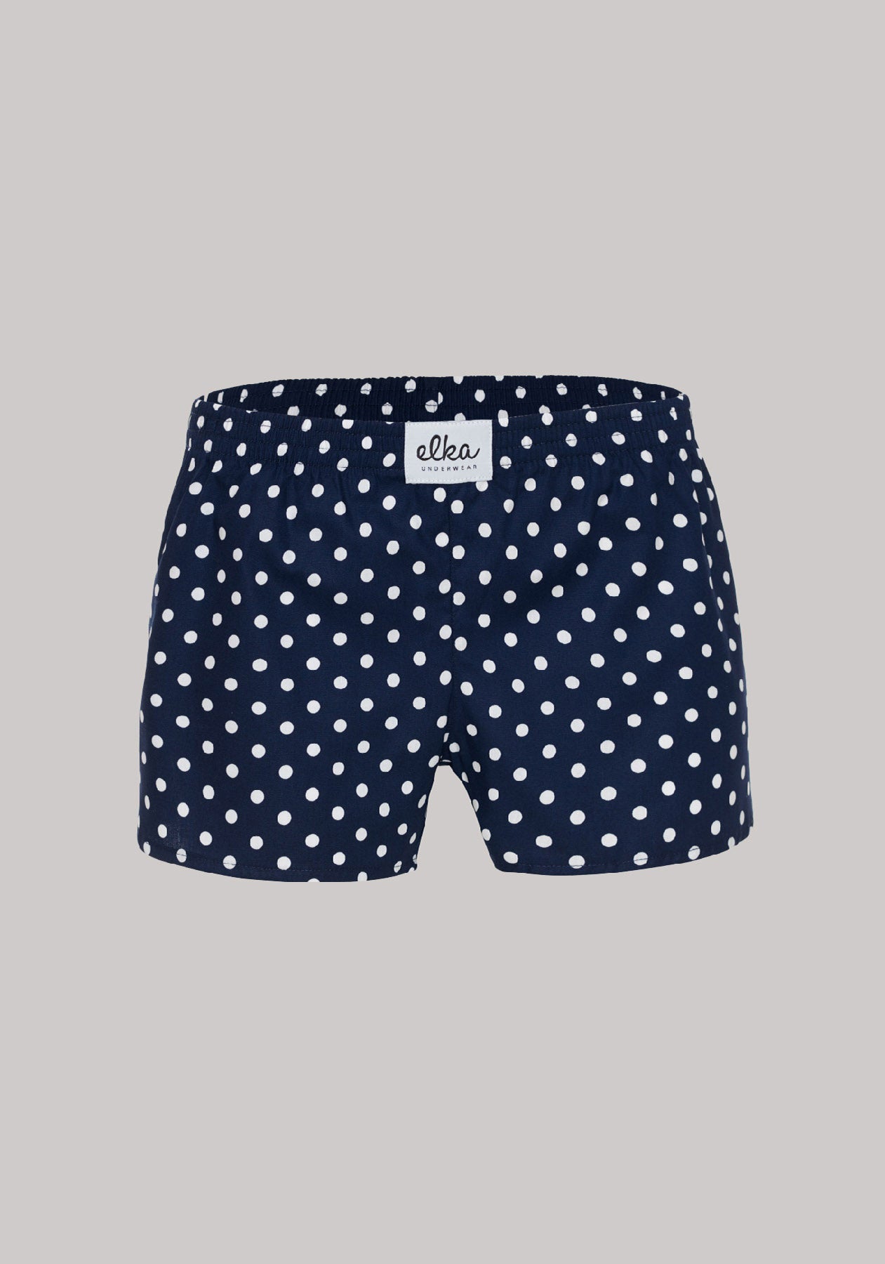 Women's shorts Blue with polka dots
