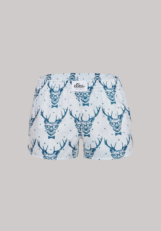 Women's shorts Deers with glasses