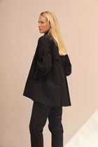 Women's cotton jacket - oversized