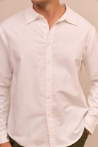 Men's flannel shirt with collar - regular fit